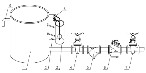 FK745X型双液位控制浮球阀使用说明书-故障排除-安装图(图4)