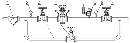 YK43X/F系列活塞式减压阀-氮气减压阀使用说明书(图2)