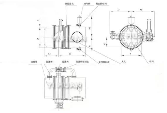水轮机专用成套蝶阀(图2)